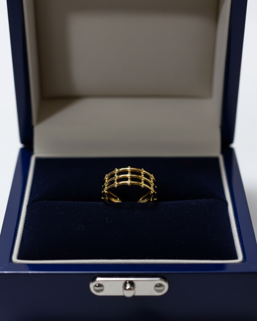 Golden Lattice Statement Ring RNG009