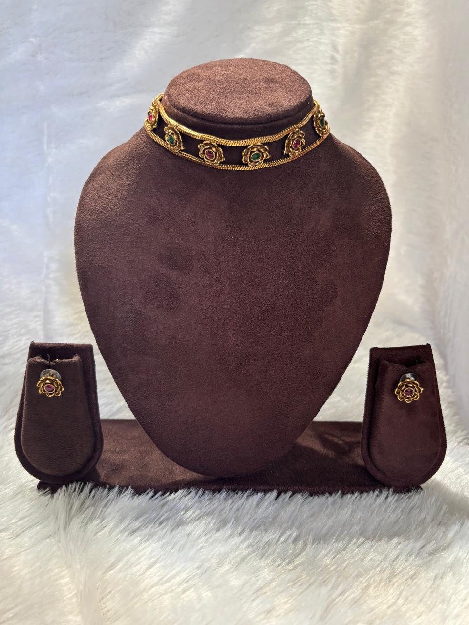 Floral Choker Set CH002