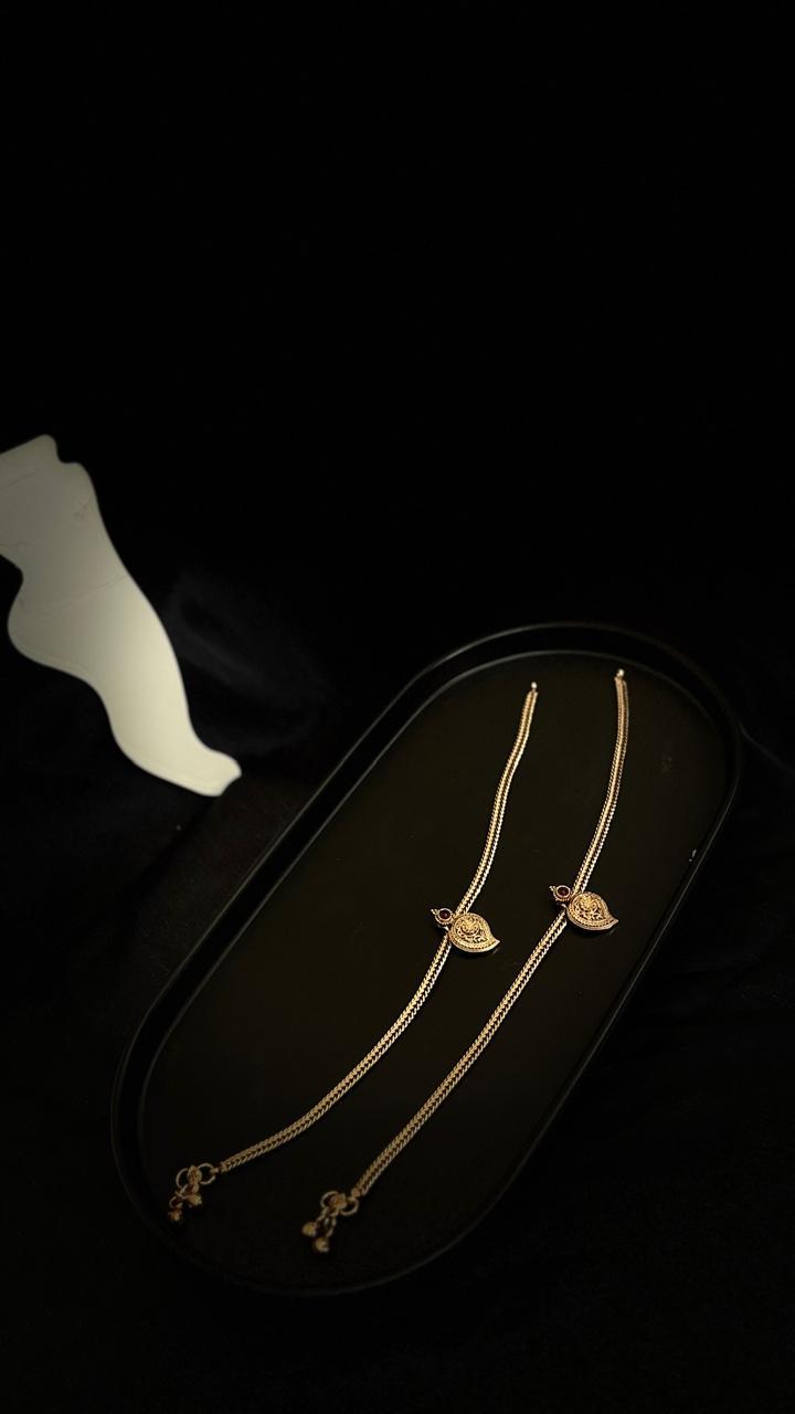 Gold Charm Anklet ANK004