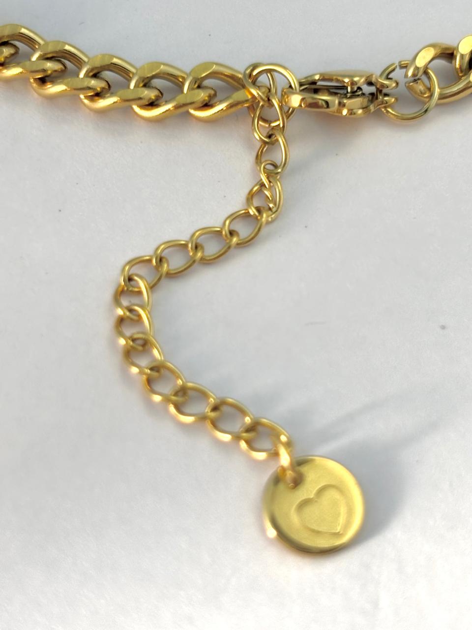 Designer 18 Gold Plated Floral Neck-Chain ANTNC016
