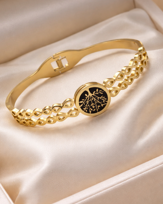 Elegant Gold Tree of Life Bracelet BRC010