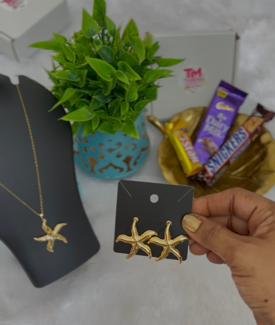 18 K gold necklace set RK003