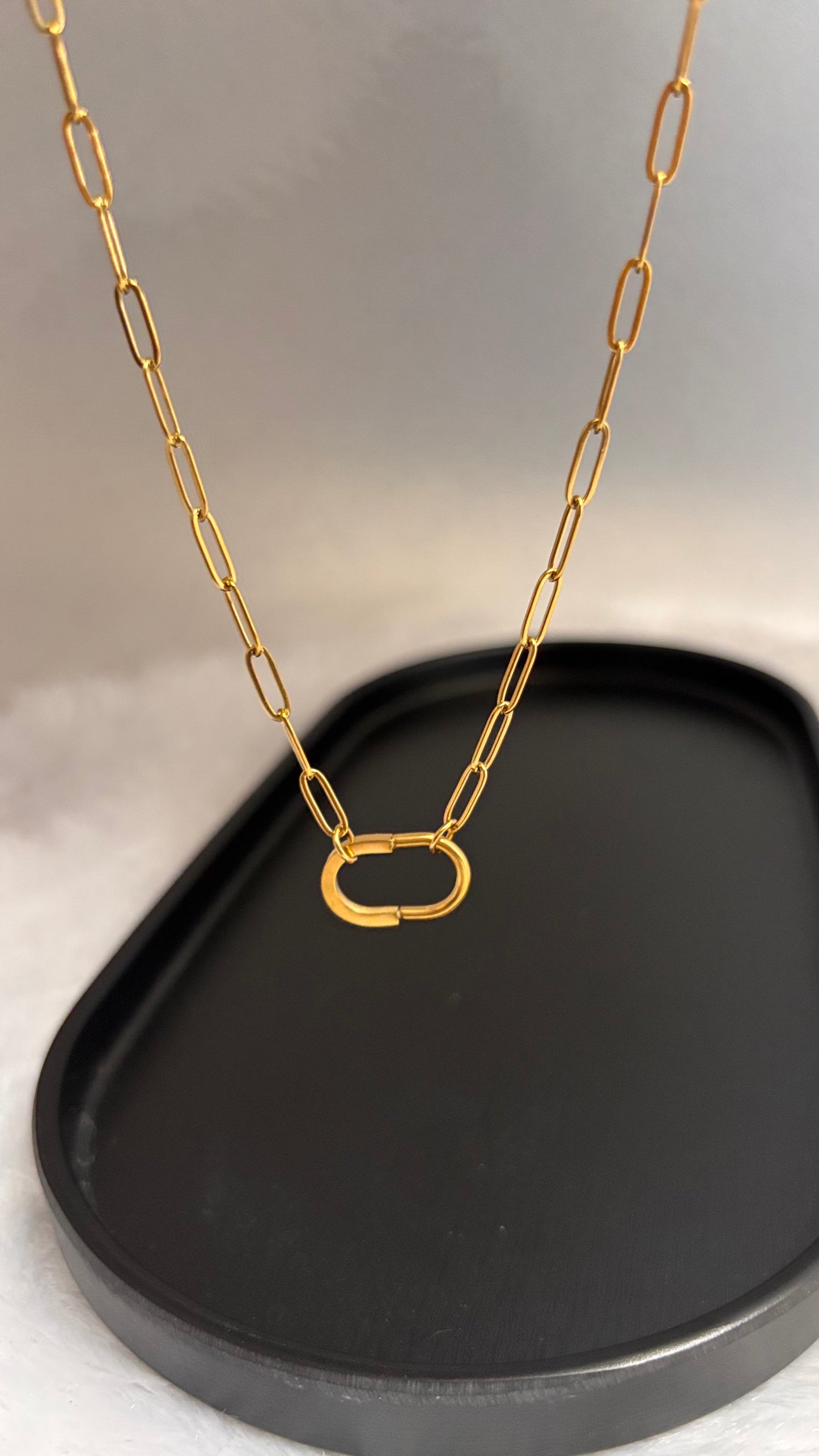 Defi Fine 18K clip style chain ANTNC012