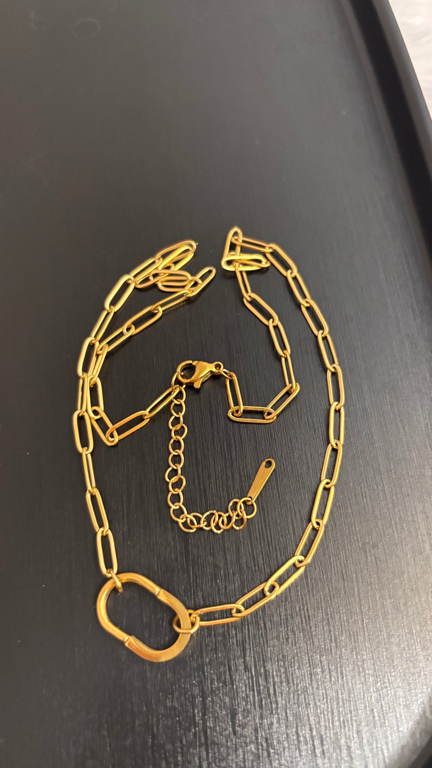 Defi Fine 18K clip style chain ANTNC012