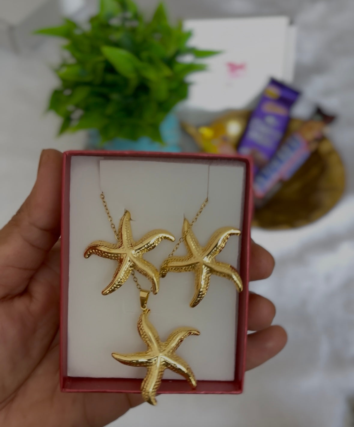 18 K gold necklace set RK003