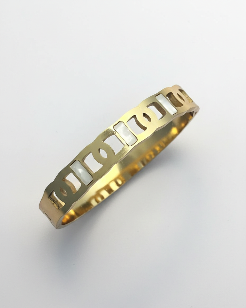 Contemporary Cutout Cuff Bracelet BRC006