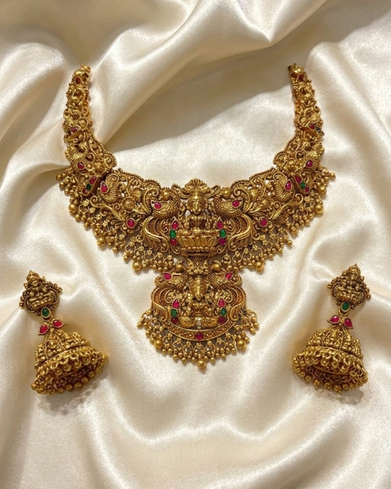 Temple Necklace Set TN009
