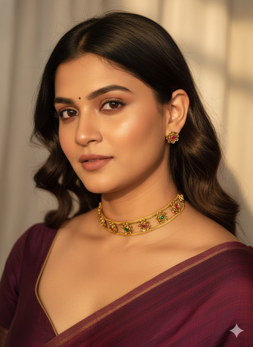 Floral Choker Set CH002