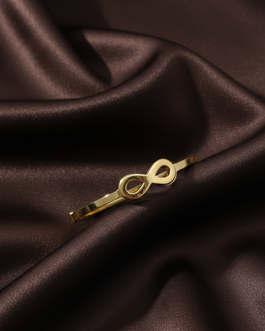 Golden Infinity Minimal Bracelet BRC005