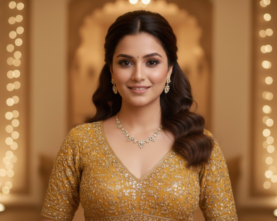 Minimal White Stone Necklace MIN019