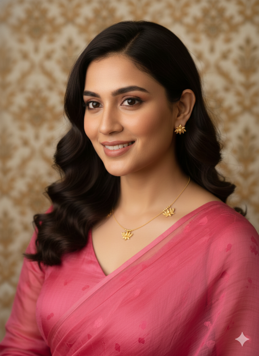 Invisible Lotus minimal necklace MIN003