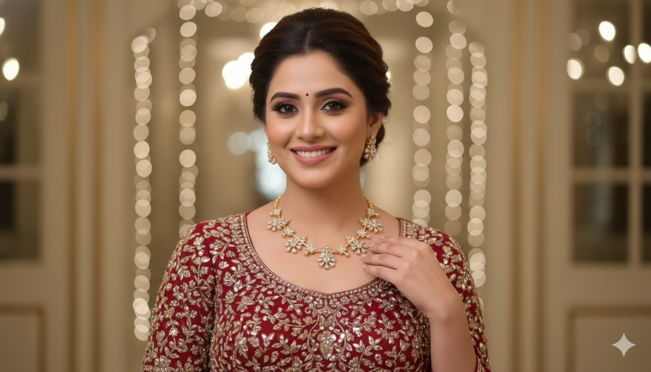 Minimal White Stone Necklace MIN019