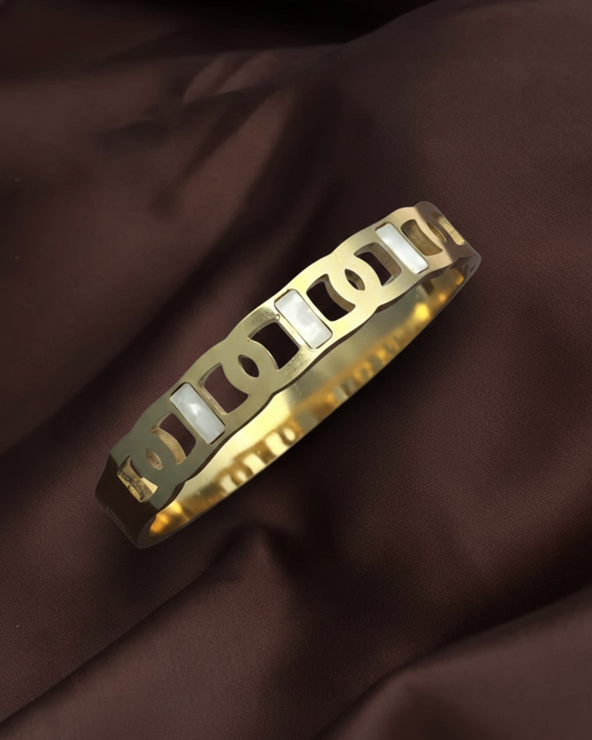 Contemporary Cutout Cuff Bracelet BRC006