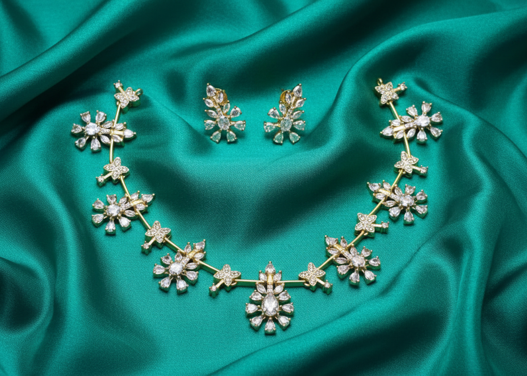 Minimal White Stone Necklace MIN019