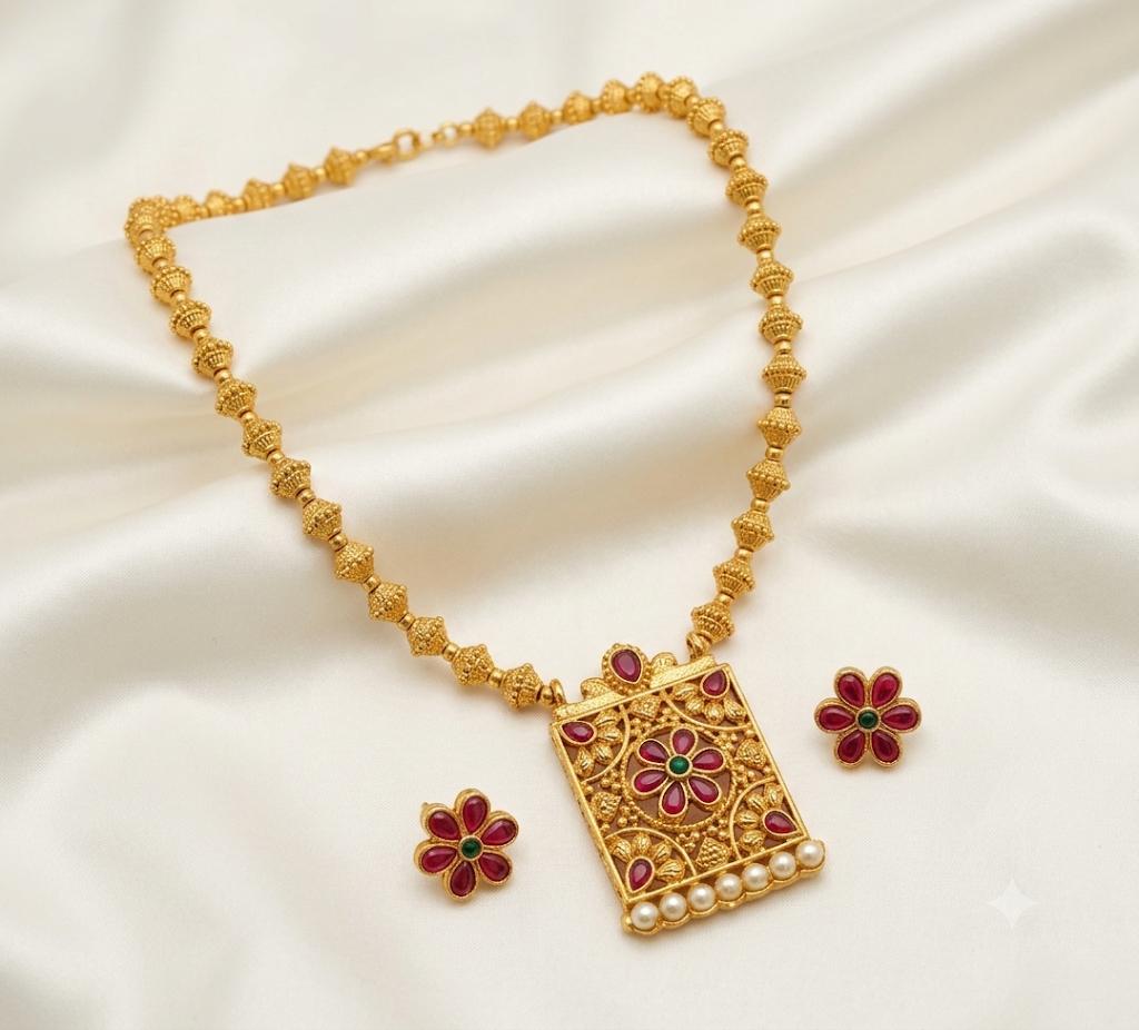 Reversible Antique Necklace REV102