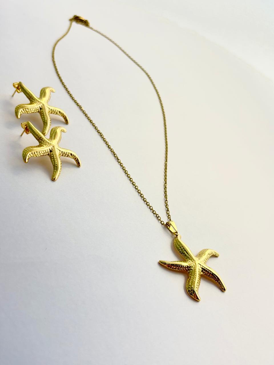 18 K gold necklace set RK003