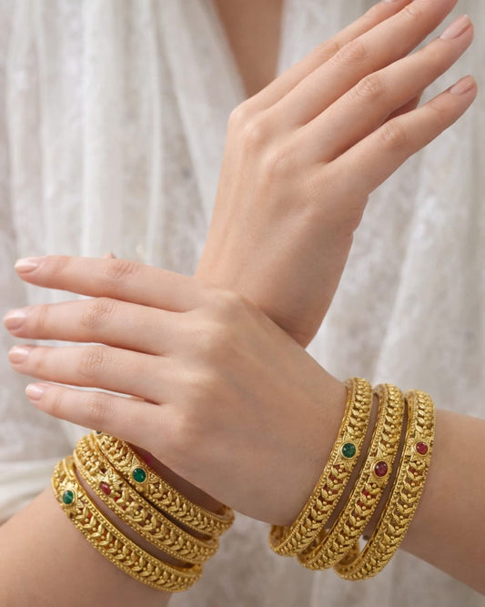 Classic Antique Bangles (Set of 6 Piece) BNG021