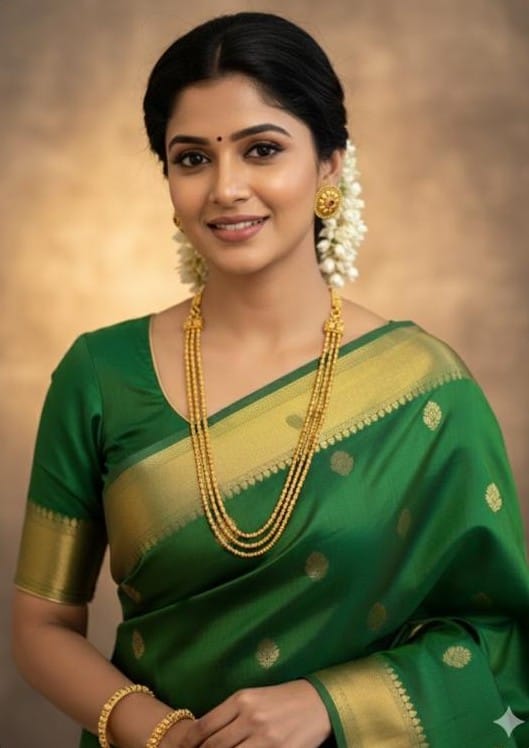 Astadisha Golden Beads Mala LN003