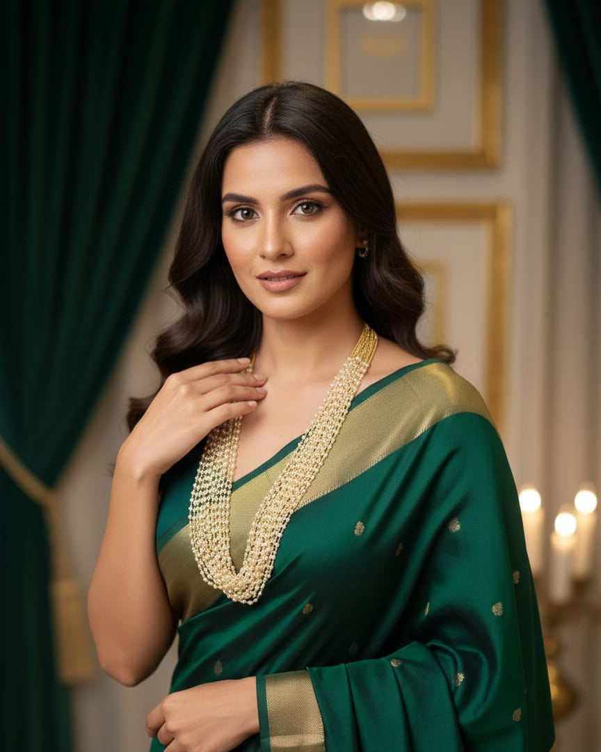 Multi Layered Pearl Mala PRL004