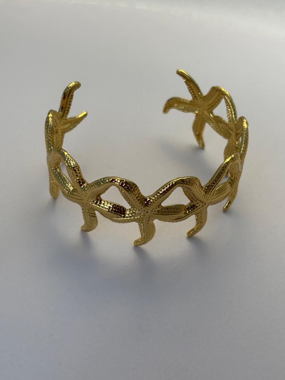18K Gold Plated Starfish Bracelet BRC021