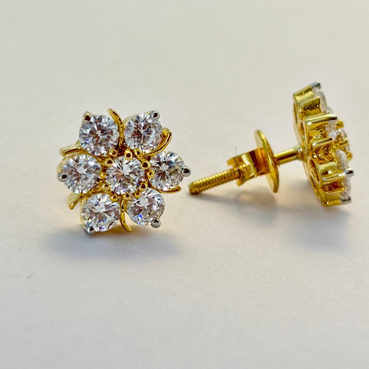 American Diamond 18K Mangal Sutra Set with Matching Earrings MNG0014
