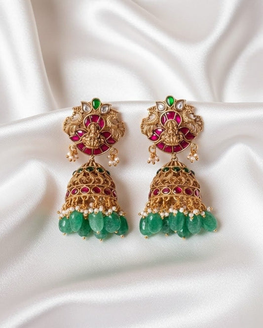 Bridal Real jadau Kundan Jumakha