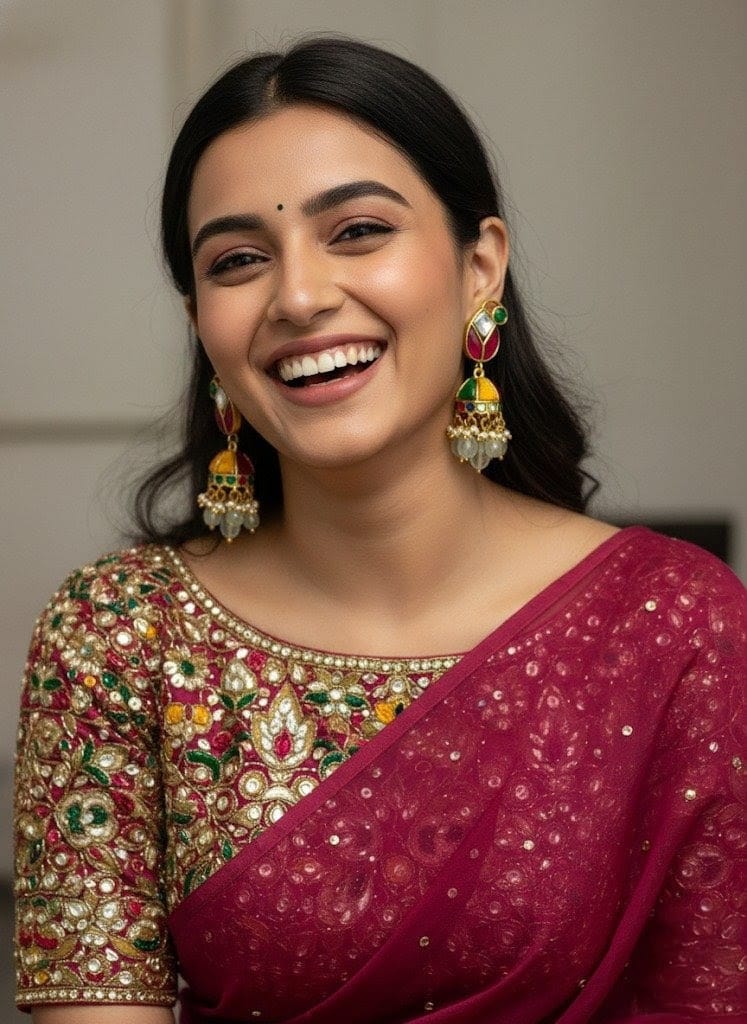 Traditional Real Kundan Half Jhumka with Mint Green Beads JMK003