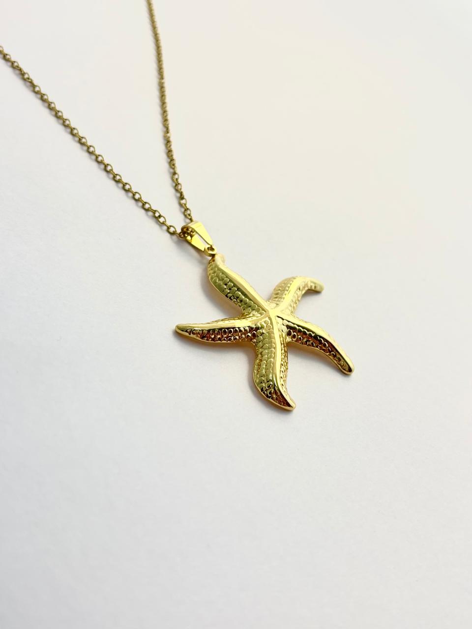 18K Coastal charm Starfish Neckchain Set ANTNC007