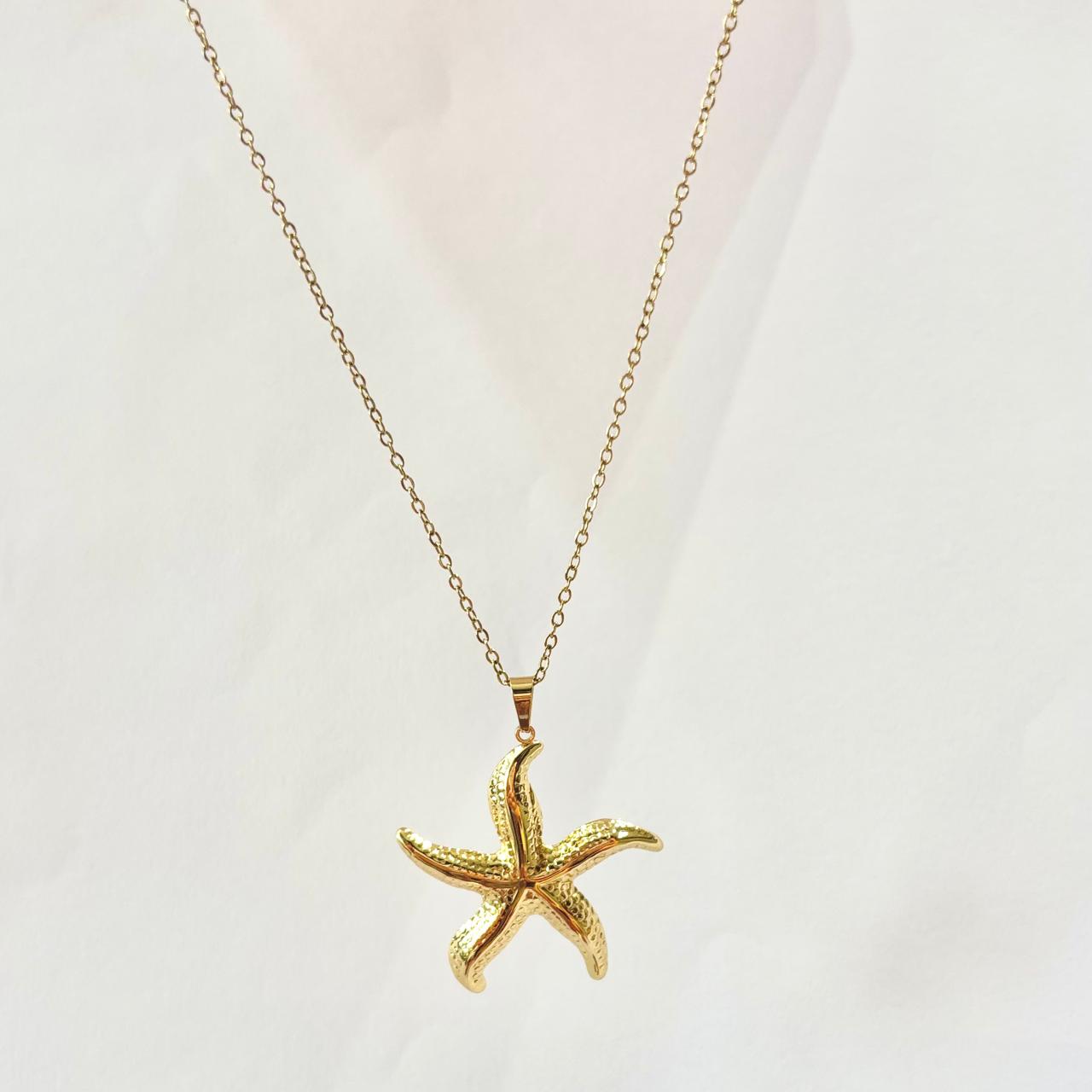 18K Coastal charm Starfish Neckchain Set ANTNC007