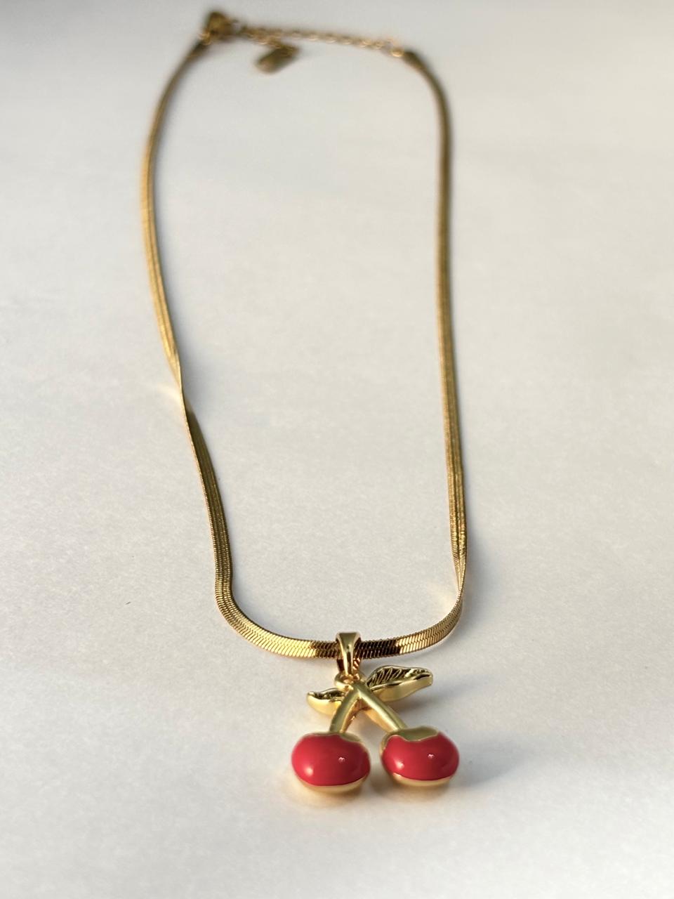 Cherry Bliss Minimal 18K Gold Chain Chain ANTNC012