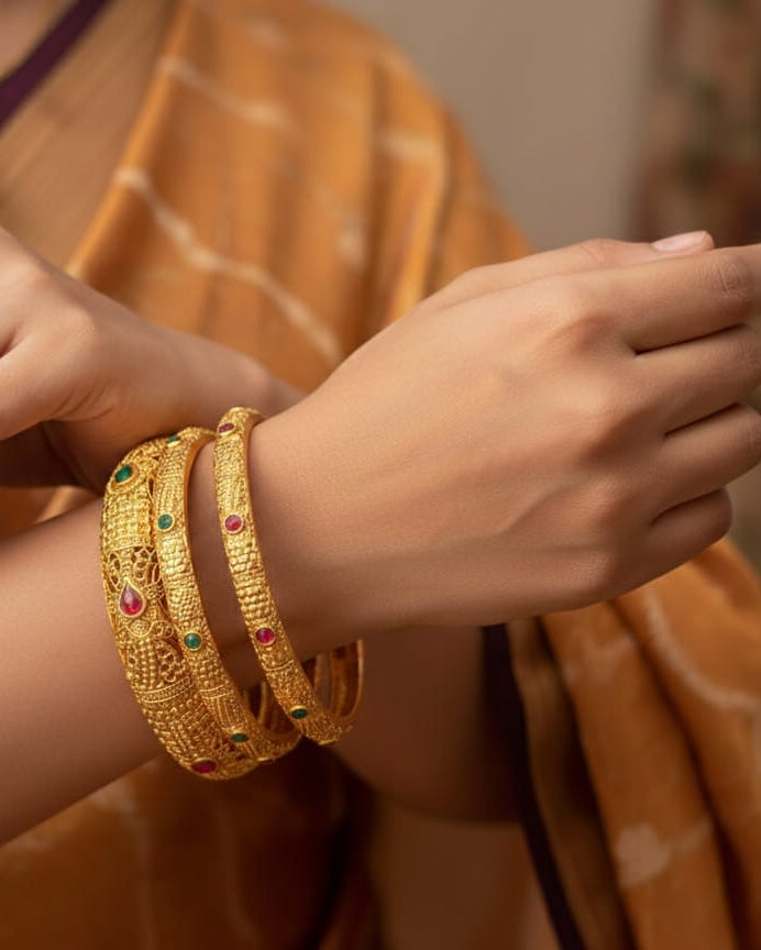 Designer Antique Bangle (6 piece Set) BNG24