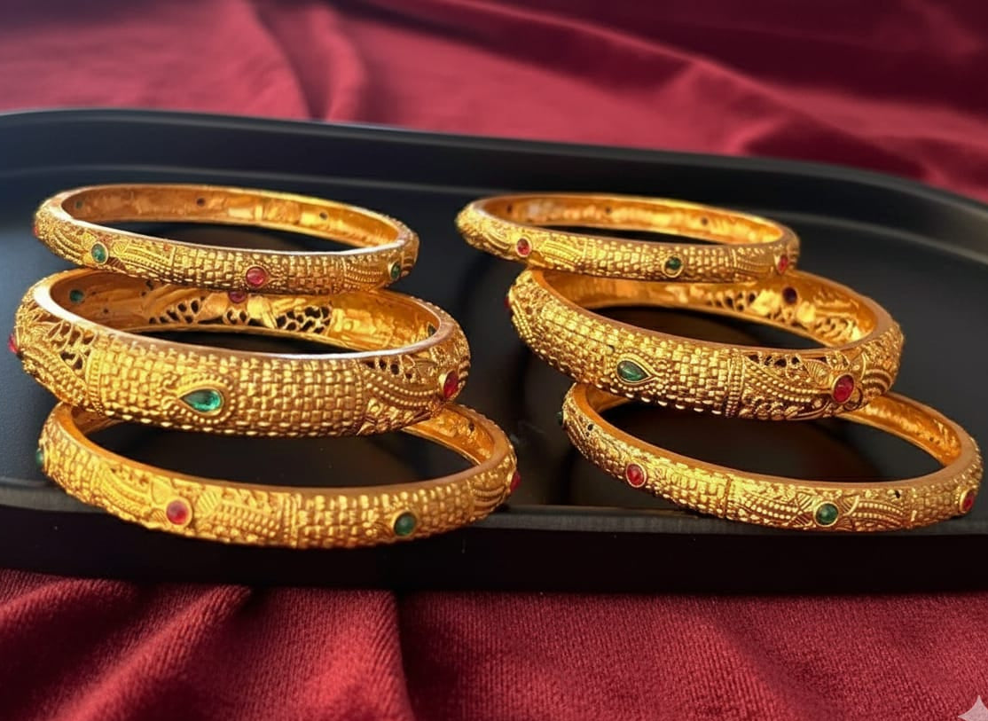 Designer Antique Bangle (6 piece Set) BNG24