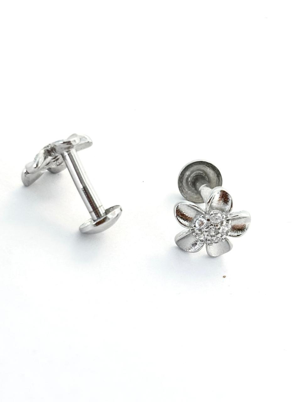 925 Silver Small Floral Studs 925/001
