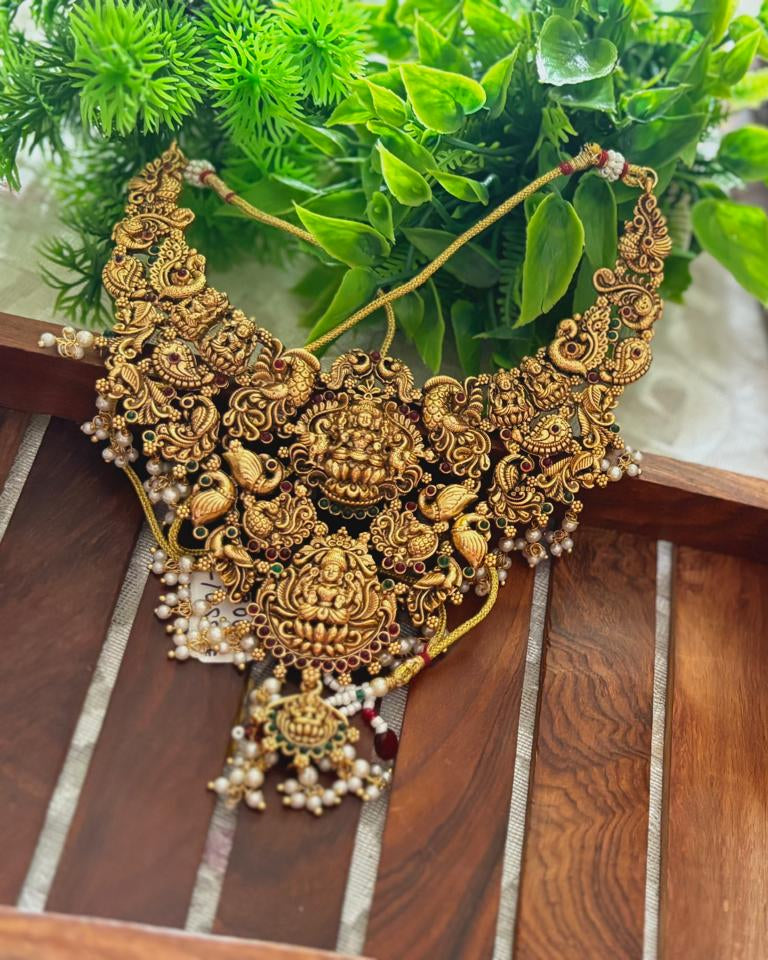 Bridal Temple Heavy Necklace Set TN008